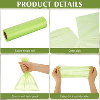 Sherr 20 Boxed Rolls 4000 Counts Dog Poop Bags Bulk Leak Proof Dog Waste Bags Universal Pet Doggy Waste Poop Box for Puppy Pets Outdoor Walking and Travel, 20 Rolls of 200(Green)