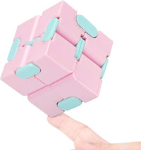 InfinityCube Fidget Toys for Kids and Adults - Macaron Pink / 1