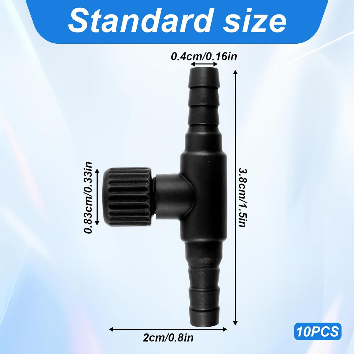 Psyqtsuary Aquarium Air Valve - Black - image 2