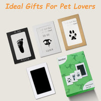 Inkless Paw Print Kit, Dog Paw Print Kit, Dog Nose Print Kit - Black / Small-Medium 2 Pack - image 3