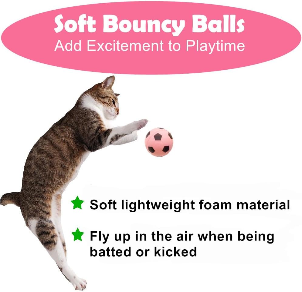 Foam Soccer Balls Cat Toys 100 Pack - 24 Pack - image 4