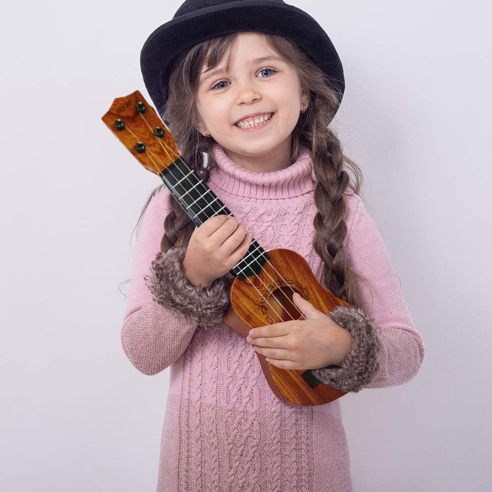 Kids Toy Ukulele, 17" Kids Guitar with 4 Steel Strings - image 2