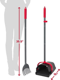 Arm & Hammer Swivel Bin & Rake Dog Pooper Scooper - XL / Swivel and Rake Scooper - image 2