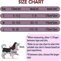 Cat Harness and Leash Set - black-2 / Large(chest:16''-20'') - image 2