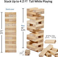 ApudArmis Giant Tumble Tower - L-4.2FT / Burlywood - image 3