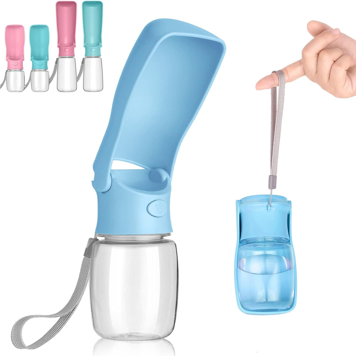Portable Dog Water Bottle - SkyBlue / 12oz