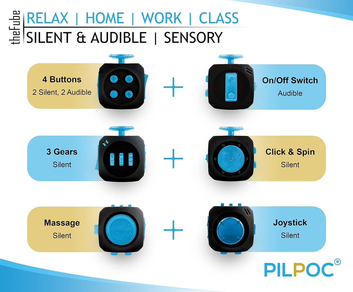 PILPOC theFube Fidget Cube - MidNight - image 4