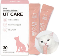 Dr.by UT Care Cat UTI Kidney Support Urinary Supplement Cranberry Treatment for Cats Renal Health with Pacran, Quercetin, Taurine lickable Formula Individually Packaged (1 Pack)