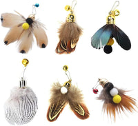 Cat Insect Feather Toys Replacement Cat Toy Wand Refills - Style 1