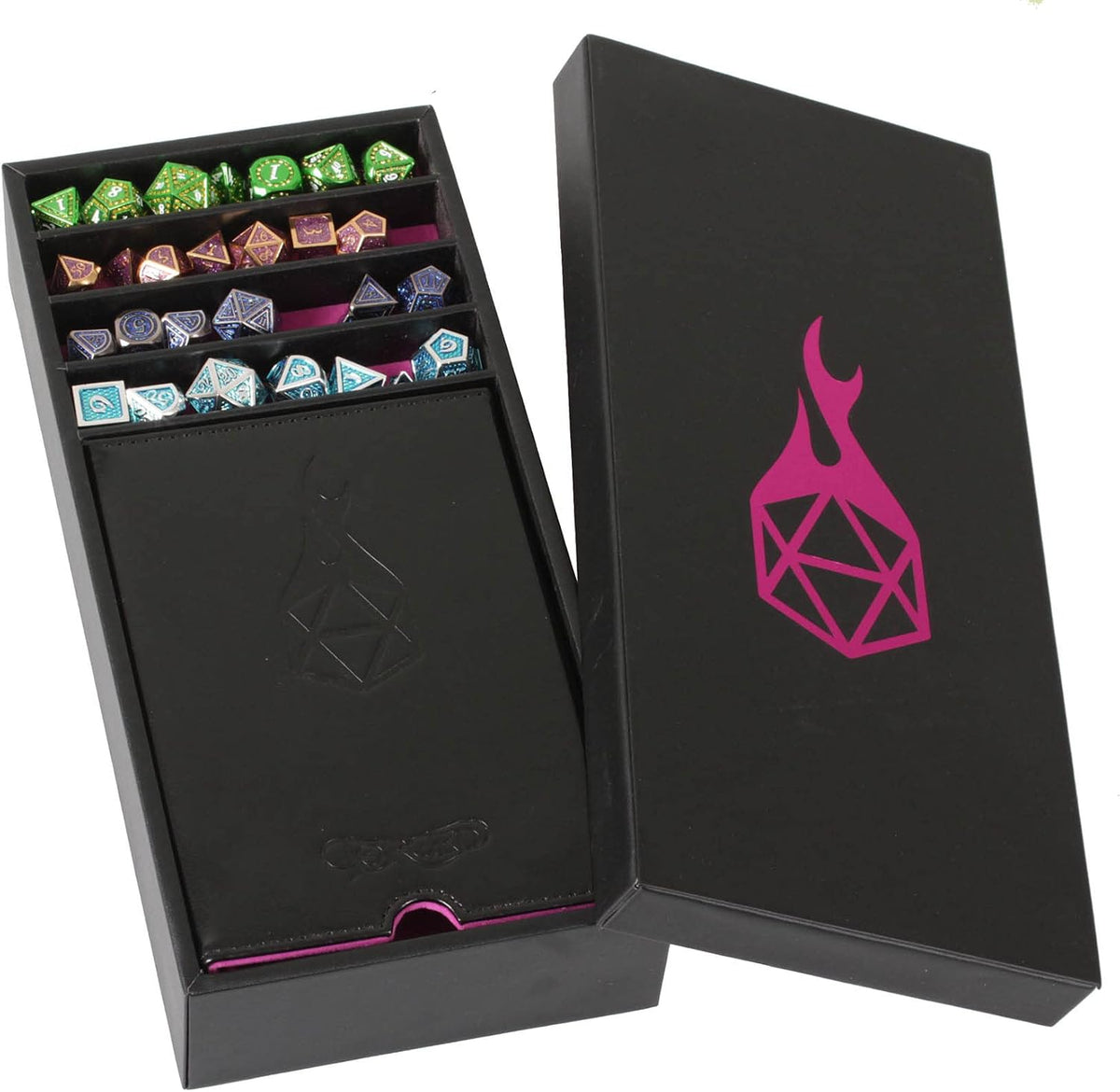 Forged Dice Co. Citadel Dice Tray and Tower, Storage Box - Pink - image 3