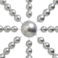 PartyWoo 100 white 6 inch linking balloons for garlands and arches - view 5