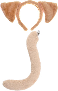 CHEU Puppy dog ears headband costume – Fun for Kids & Family - Brown 2 - image 2