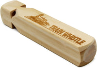 CINKCO Wooden Train Whistle Solid Wood 4 Tone Educational Toy for Kids – Fun for Kids & Family