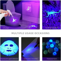 UV Flashlight Black Light - 2 pack - image 3