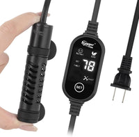 hygger 15W ceramic submersible aquarium heater with external digital controller