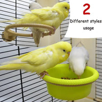 Bird Bath for Cage-4.7" Multi-Function Universal Style Small Tub Bowl - image 2