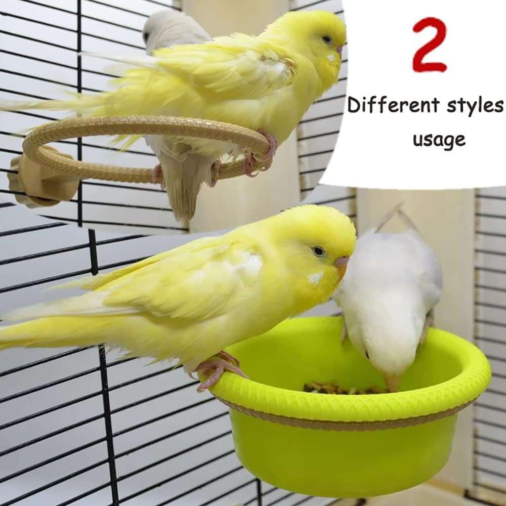 Bird Bath for Cage-4.7" Multi-Function Universal Style Small Tub Bowl - image 2