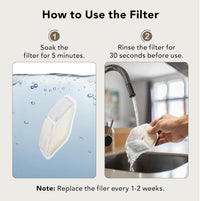 Smartoo 9 PCS Official Filters - Silver / 12 Filters + 12 Sponges - image 3