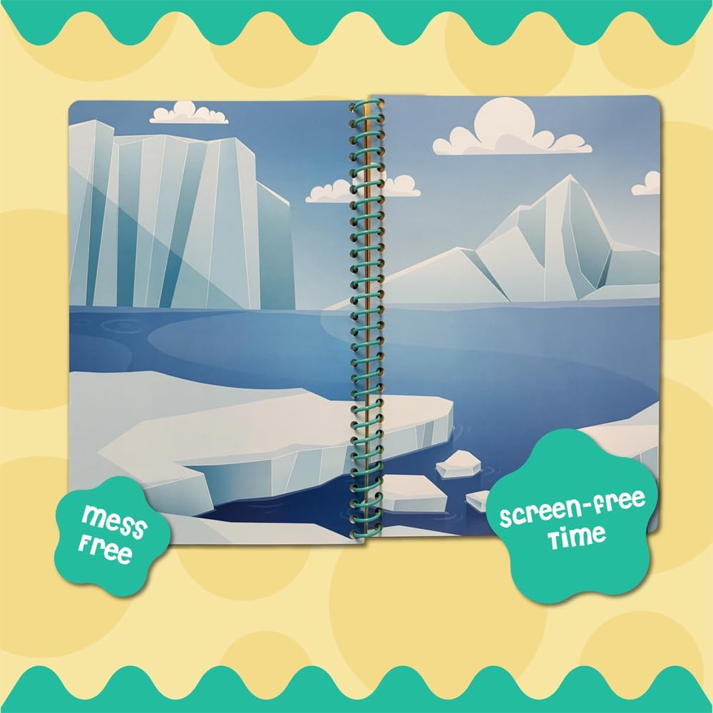 Stick4Ever Jelly Sticker Book, for Kids, Waterproof - Animals - image 3