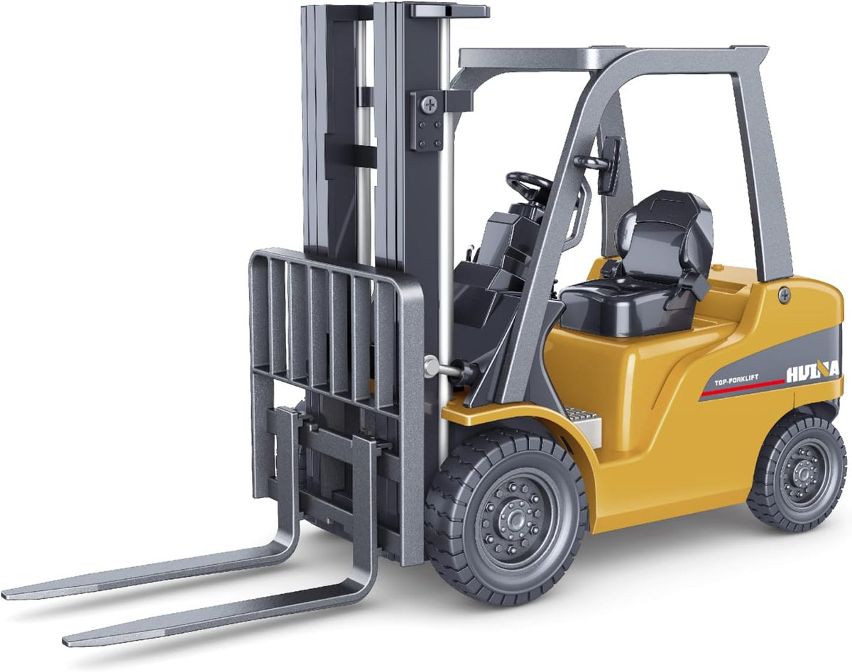 Dollox Die-cast Excavator Backhoe Front Loader Truck 1/50 Metal - Forklift