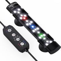 SEAOURA 24/7 Submersible LED Aquarium Light for Plants Fish Tank - 7 Inch length