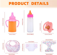 CARANOVO Baby Doll Accessories Set - doll accessories - image 4