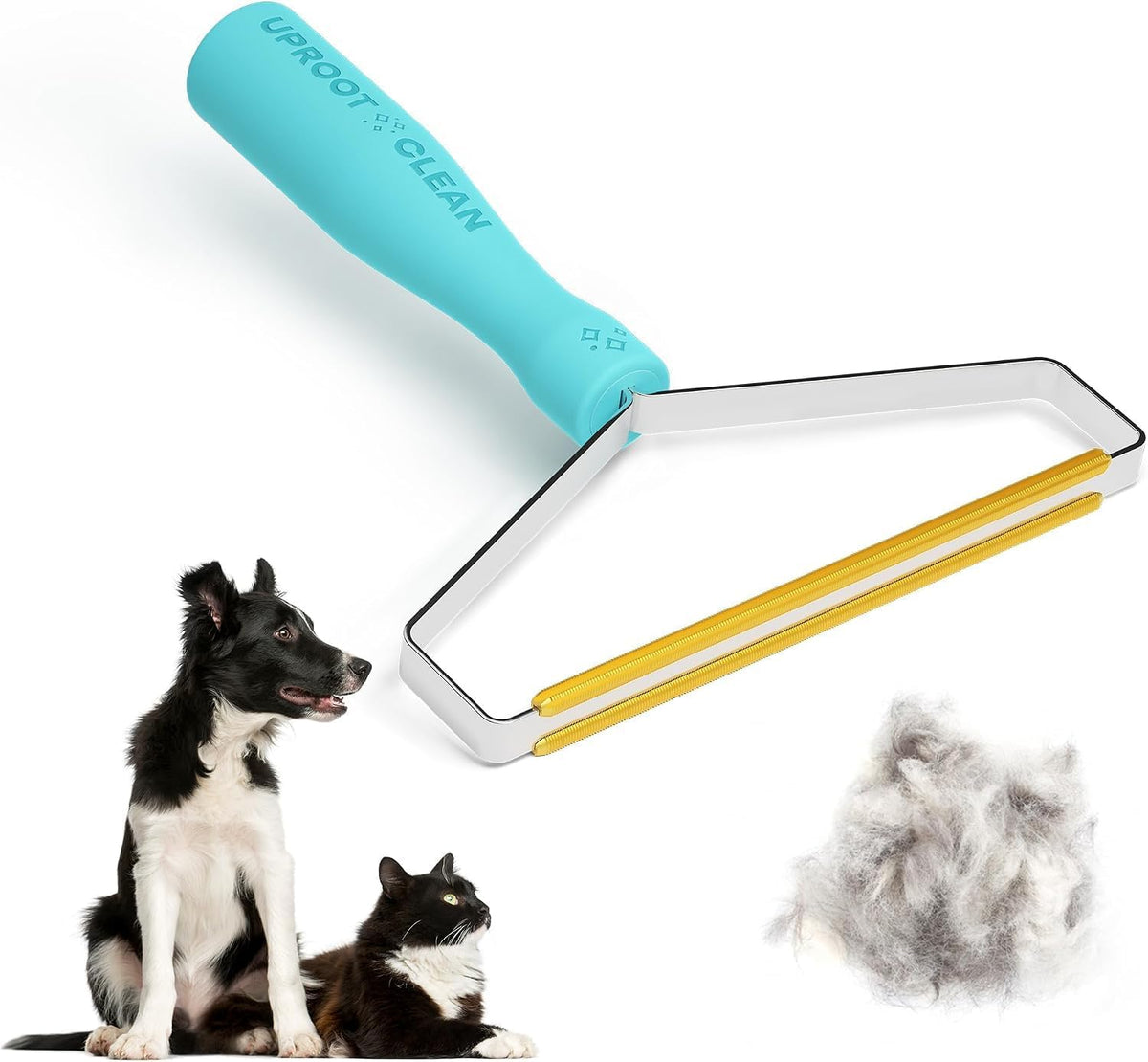 Uproot Clean Pro Pet Hair Removal Tool, Multi-Fabric Edge - Blue / 1 Pack