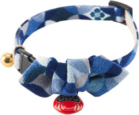 Necoichi Daruma Charm Bow Tie Cat Collar – Essentials for Cats - image 2