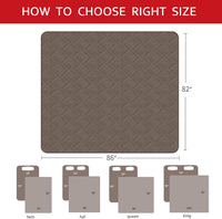 Moonsea Waterproof Blanket Dog Bed Cover with Non-Skid Bottom - 86" X 82" / Chocolate - image 3