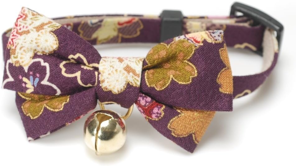 Necoichi Kimono Bow Tie Cat Collar – Essentials for Cats - image 2