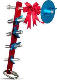 Bird Toys for Large Birds Stainless Steel Bird Toy with Traveling - Strip