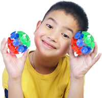 ArtCreativity 2 inch silicone suction cup balls in mixed colors, 12 pack - view 5