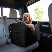 Snoozer Small Luxury Lookout Car Seat, Black and Herringbone