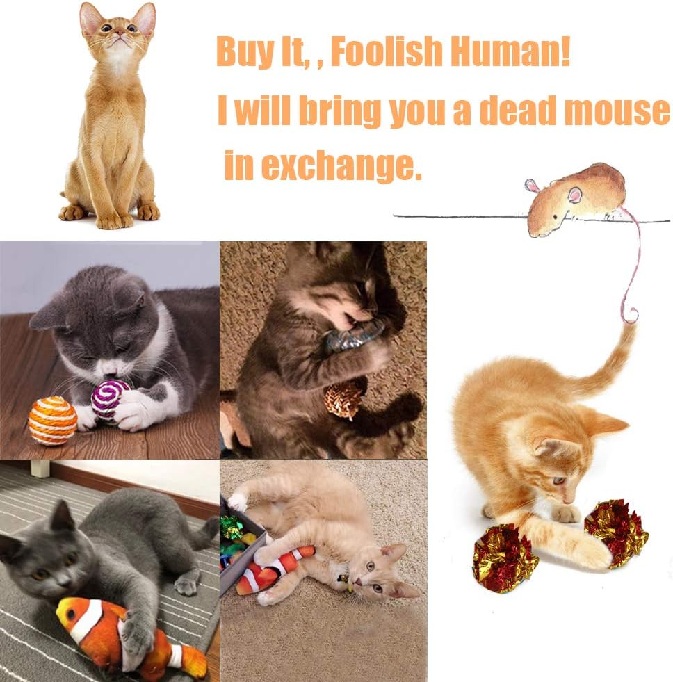 Cat Toys Variety Pack for Kitty 20 Pieces - image 2
