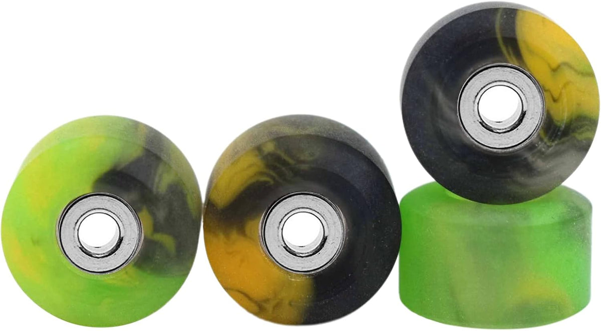 Teak Tuning Apex 61D tie dye swirl urethane fingerboard wheels, 7.7mm - view 6