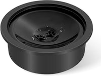 No Spill Dog Water Bowl, Slow Drinking Non Spilling Water Dish - Black