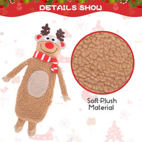 Christmas Dog Toys, Durable Crutch Bone Rope Toys 4 Pack - Elk & Hedgehog & Snowman - image 3