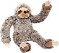 Fluff and Tuff Tico Sloth Plush Dog Toy, Large
