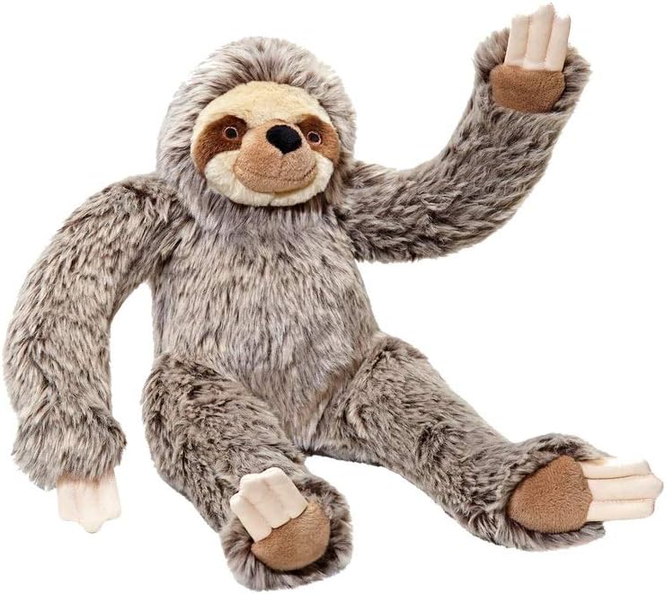 Fluff and Tuff Tico Sloth Plush Dog Toy, Large