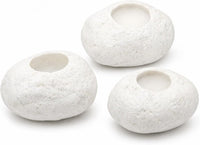 Natural River Stone Plant Weights for Aquarium - 1.2″ Hole 6pcs