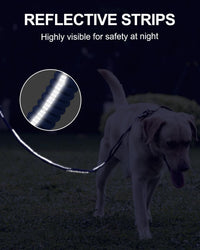 Joytale Tactical Bungee Dog Leash, Shock Absorbing No Pull - Navy Blue - image 4