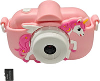 Kids Camera Toddler Toys for Girls Boys Aged 3-12 - Hot Pink