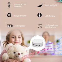 XLW voice recorder for plush toys, small white round recordable sound module - view 8
