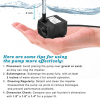 90 GPH Mini Submersible Pump - image 3