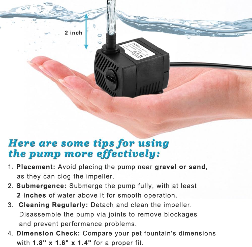 90 GPH Mini Submersible Pump - image 3