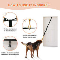 Interactive Dog Bungee Toy Rope Tug War for Pitbull Small Medium - image 4