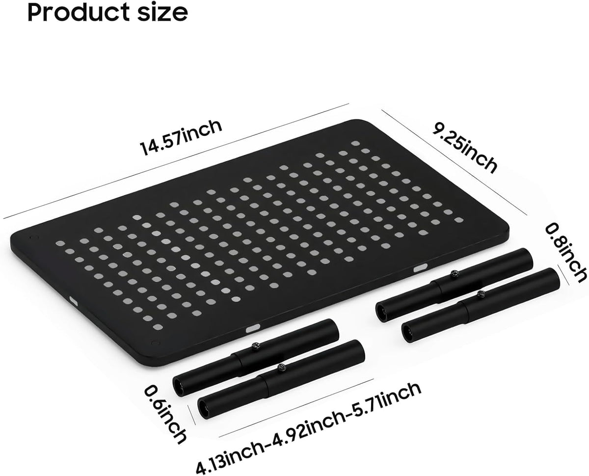 W‌SOWX Adjustable Automatic Cat Feeder Stand - Black - image 4