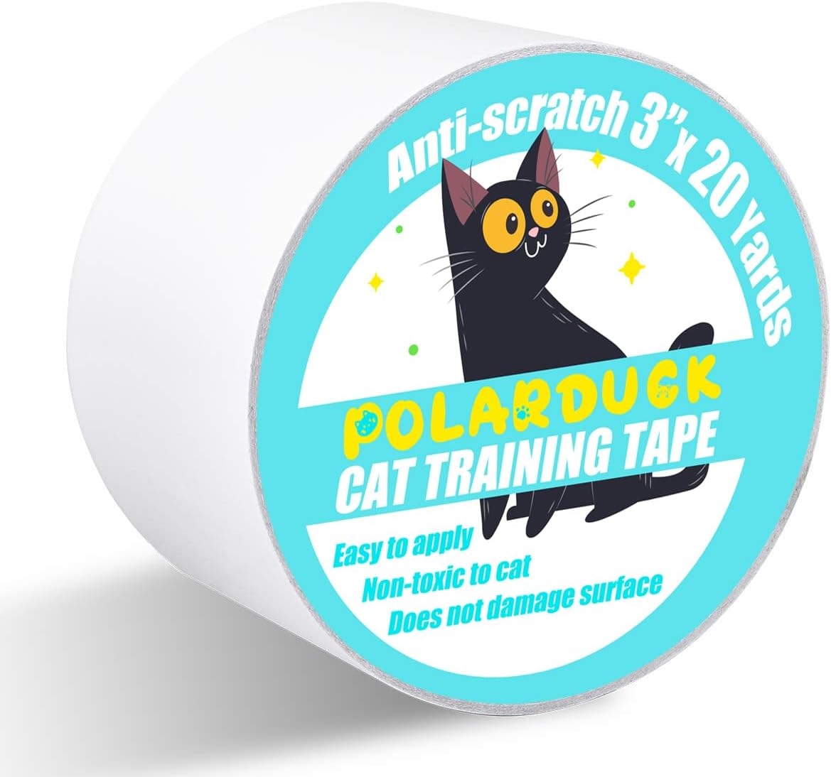 Anti Cat Scratch Tape: 4 inches x 30 Yards Cat Training Tape 100% - 3 Inches X 20 Yards