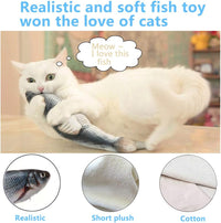 Tocirelo Cat Toys Flopping Fish with Catnip - Carp - image 4