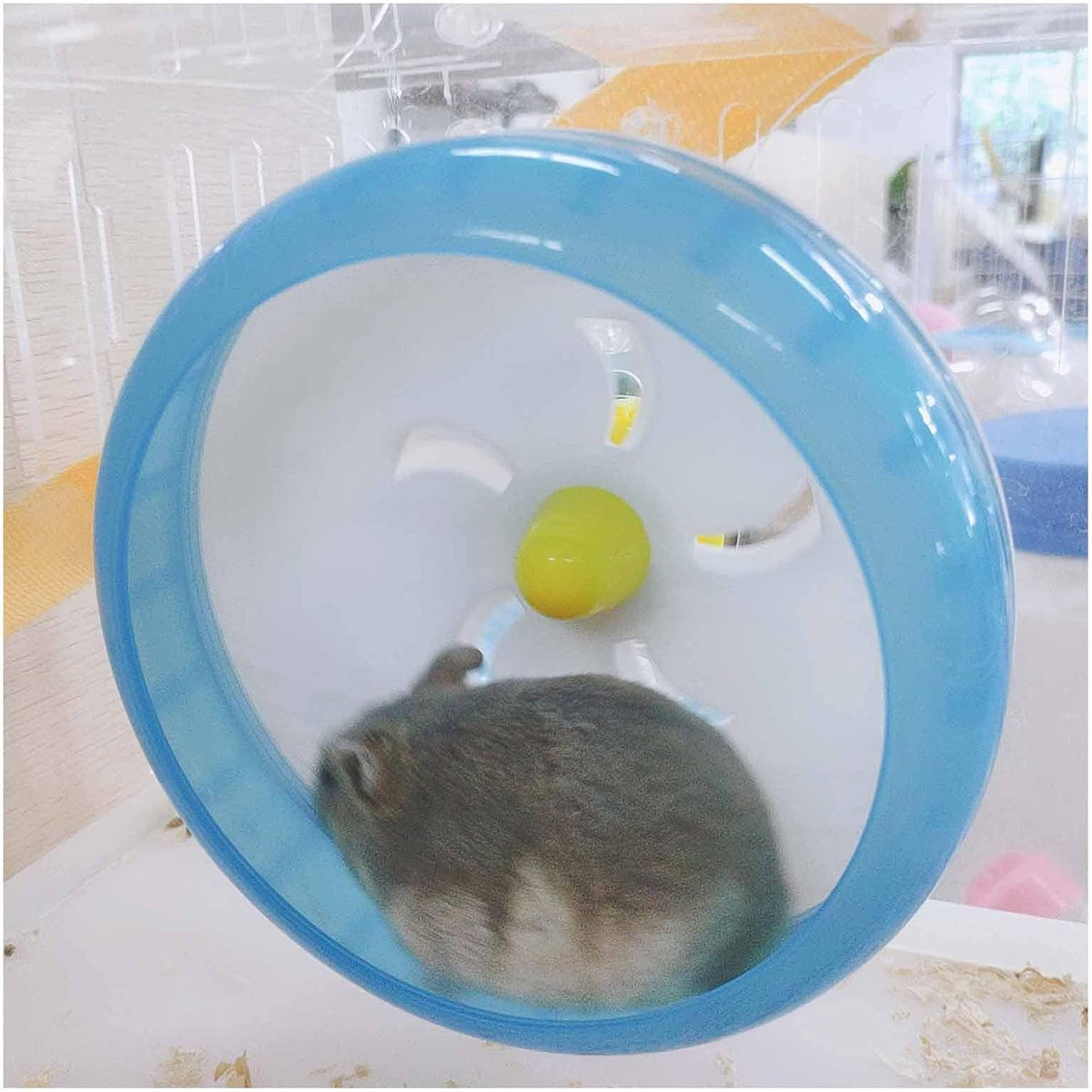 WishLotus Hamster Running Wheel - blue,12cm - image 4
